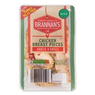 Garlic & Chilli Chicken Breast Pieces 240g Brannan's